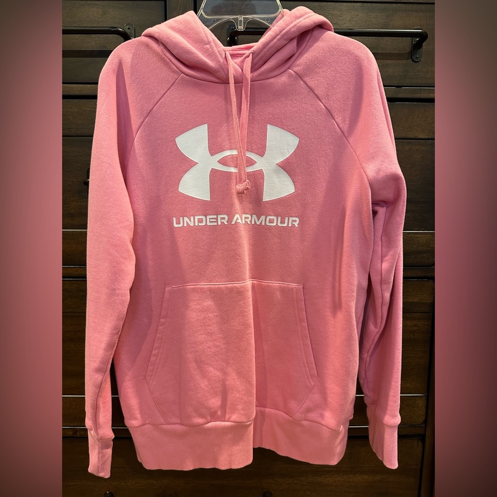 Under Armour Pink Pullover Hoodie XS